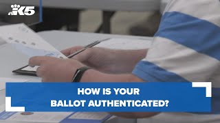 How is your ballot authenticated?