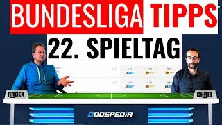 BUNDESLIGA VORHERSAGE - Tipps und Prognose zum 22. Spieltag der 1. deutschen Fußball-Liga