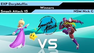 SmashAttack 15 - [Winners] EXP DerpMuffin vs NSM Nick C