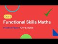 Entry 3 Functional Skills Maths Practice Paper 1 (At the Airport) City and Guilds