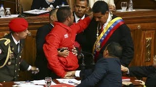 Maduro, tras el "susto" en su investidura: "Podían haberme disparado"