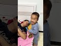 趁爸爸睡觉，给他吹个喇叭 ！#cute baby#baby#萌娃#搞笑日常 #人类幼崽#小米宝