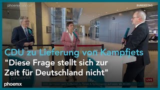 phoenix bundestagsgespräch mit Patricia Lips (CDU) und Achim Post (SPD)