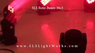 SLS Light Works - SLS Roto-Beam 36c3 Intelligent Moving Head LEDs