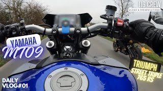 MT09 VS STREET TRIPLE 765 RS 🏁🔥(Bonne Année ! 🥳)