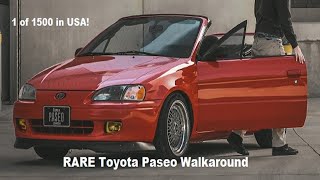 A  RARE Modified Toyota Paseo Convertible Walkaround