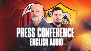 Pioli and Bennacer ahead of AC Milan v Roma | Press conference | LIVE in English