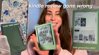 i got a matcha kindle… and I was NOT expecting this!