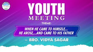 Youth Meeting | 14 December 2024 | Bro. Vidya Sagar | Zion Ministries Nalgonda