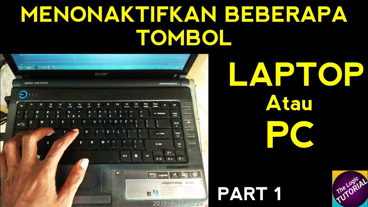 Cara MENONAKTIFKAN Beberapa Tombol KEYBOARD Laptop Atau PC - YouTube