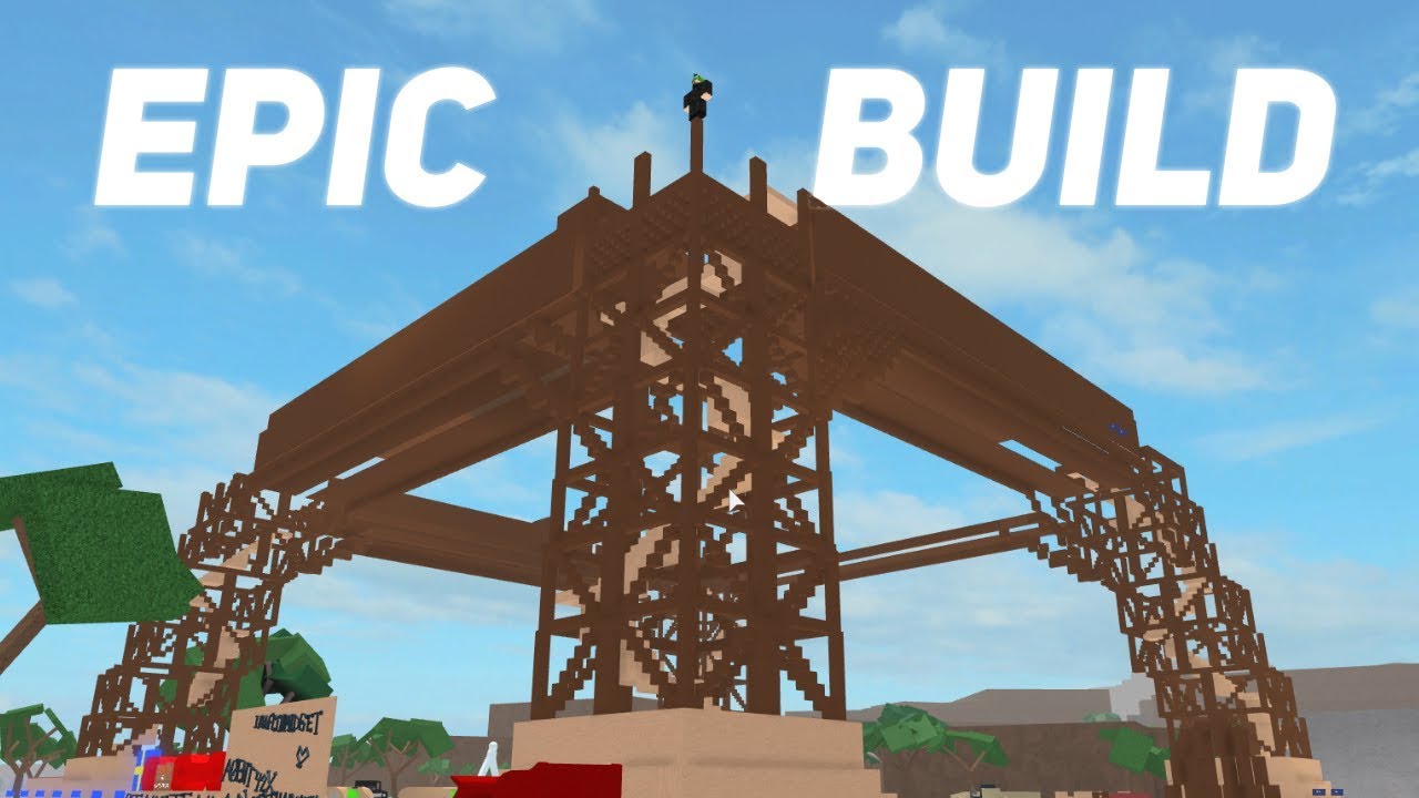 Beginning A New Build + Touring An Epic Base! Roblox Lumber Tycoon 2 ...