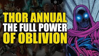The Full Power of Oblivion: Thor Annual | Comics Explained