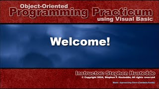 OOP Programming (VB) - 01A Welcome to Object-Oriented Programming Fundamentals