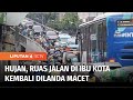 Hujan Deras Ciptakan Kemacetan, Kendaraan Menumpuk di Jembatan Layang Kalibata | Liputan 6