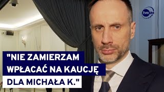 Kaucja nie wpłynęła, Michał K. nadal w areszcie. Czy politycy PiS zlecili przelewy? @TVN24