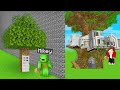 JJ and Mikey CHEATED in MODERN HOUSE Build Battle in MInecraft! - Maizen