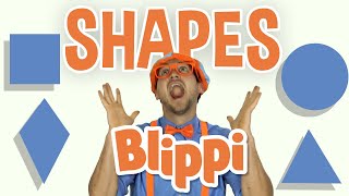 Blippi | Shapes Song | Nursery Rhymes | Educational Videos for Kids