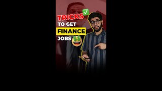 Get Finance Job with this Trick | Job | Job Vacancy | Ishaan Arora | Finladder