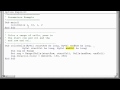 Sub Procedures Part 2