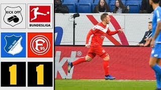 TSG Hoffenheim - Fortuna Düsseldorf 1:1 (Analyse)
