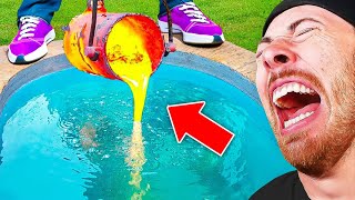 World's CRAZIEST Lava Experiments! (MUST SEE)