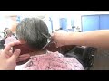 なぜ？右からカットする？？櫛とハサミの同時持ち・・・【理容カット動画】【ヘアカット技術】【低料金理容カット技術・妃京】