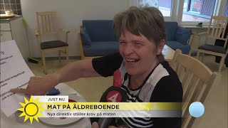 Nya direktiv ställer krav på maten för äldre - Nyhetsmorgon (TV4)