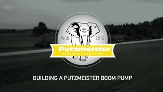 Building a Putzmeister Truck-mounted concrete pump