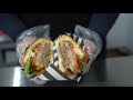 a man s amazing homemade burger korean street food