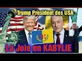 Donald Trump Président des États-Unis d'Amérique Grande joie en Kabylie & parmi la Diaspora kabyle