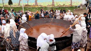 Uzbek Nutella 8 tons in one cauldron | mega sumalyak | Andijan