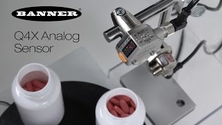 Banner Q4X Laser Measurement Sensor: Analog Fill Level Measurement