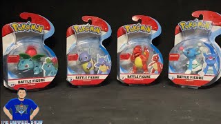 Pokémon Ivysaur, Wartortle, Charmeleon, \u0026 Brionne By Wicked Cool Toyz Toy Review