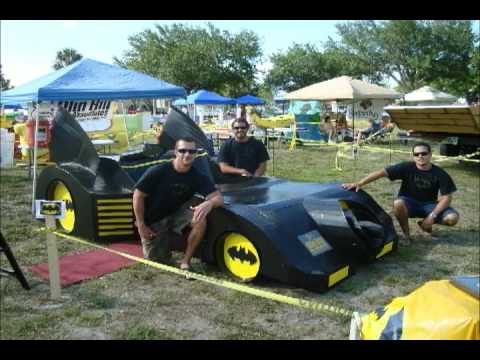Batmobile Cardboard Boat Batmobile Cardboard Boat