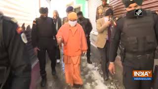 CM Yogi, Uttarakhand counterpart interact with Jawans in Chamoli