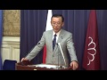 【役員連絡会後】 谷垣 禎一 幹事長（2015.5.15）