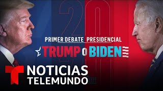 Todo está listo para el primer debate presidencial | Noticias Telemundo