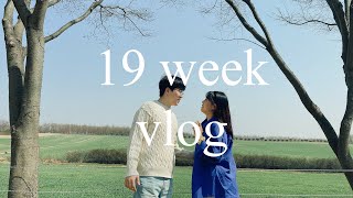 임산부vlog/임신19주 일상/서산,당진 나들이/봄꽃구경하고 힐링하는 일상브이로그