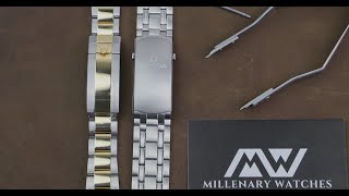 Rolex Glidelock Clasp VS Omega Adjustable Push Clasp Comparison