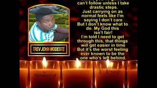 Trev John Modeste Memorial