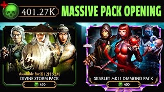 MK Mobile. HUGE Pack Opening on INSANE Account. MK11 Pack Hates Me...