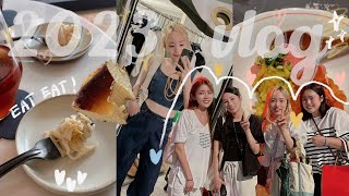 Vlog：2023上半年小碎片👯‍♀️工作小記錄 🥸好久不見的朋友們🇺🇸房間爆炸哩🫣最近喜歡的日劇❤️‍🔥 l EVALIN