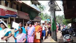 kozhikode District Haritha Karma Sena Swachhatha Rally  permbra Block  Chakkittapara Gp