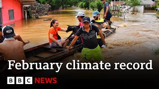 Earth records warmest February in modern times, EU's climate service says | BBC News