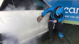 Car Exterior Cleaning By Optima Steam Washer