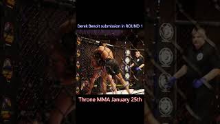 Derek Benoit FAST submission in ROUND 1 #mma #submission #mmafighter #shorts #shortsviral #fyp