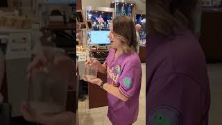Making My Own Glass Wand! #disneysprings #glasswand