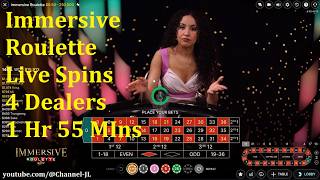 Immersive Roulette Live Spins 4 Dealers 1 Hr 55 Mins 2026-02-16