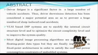 Drowsy Driver Detection using Representation Learning | Final Year Projects 2016