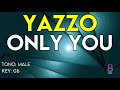 Yazzo - Only You - Karaoke Instrumental - Male